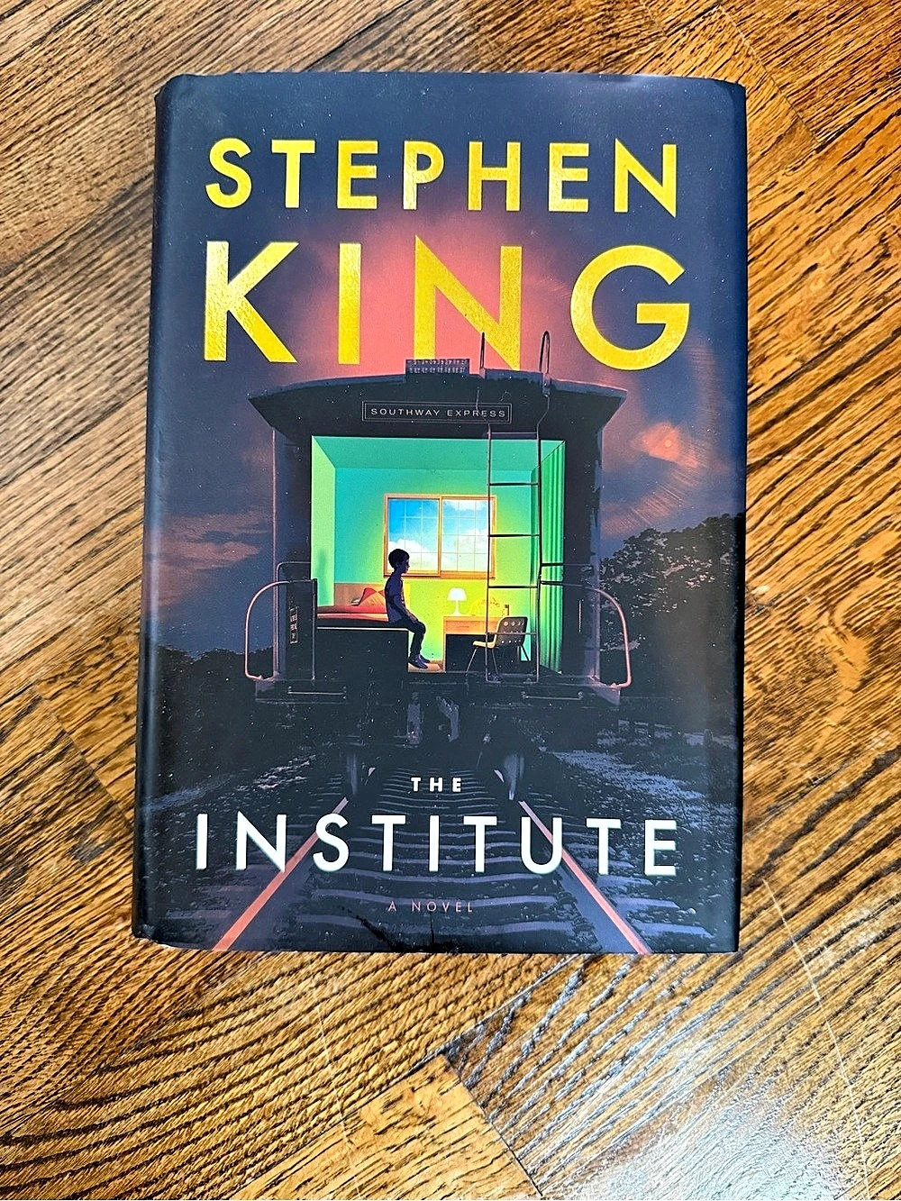 Scribner The Institute by Stephen King Hardcover Blue & Yellow